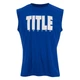 Безрукавка TITLE Boxing Iconic Block Muscle Tee Blue White (TBTS04-BL/WH-YM) - изображение 1