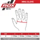 Рукавиці для ММА RDX Grappling Gloves Shooter Aura Plus T-17 Blue-Black (GSR-T17UB-S+) - зображення 5