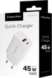 Ładowarka Kruger&Matz 45W GaN QC PD White (5901890107082) - obraz 6