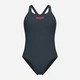Купальник слитный женский Arena Team Swimsuit Swim Pro Solid 004760-504 38 Темно-серый (3468337617358) - изображение 1