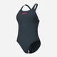 Купальник слитный женский Arena Team Swimsuit Swim Pro Solid 004760-504 38 Темно-серый (3468337617358) - изображение 4