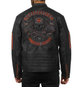 Куртка Affliction Black Bird Jacket Black Orange (110OW408-BKOG-S) - изображение 2