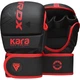 Перчатки для MMA RDX F6 Kara Shooter Sparring Gloves Matte Red (GSR-F6MR-S/M+) - изображение 1