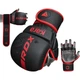 Перчатки для MMA RDX F6 Kara Shooter Sparring Gloves Matte Red (GSR-F6MR-S/M+) - изображение 2