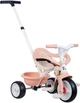 Детский металлический велосипед 3 в 1 Smoby Toys Би Муви Комфорт 68х52х98 см Розовый (7600740419) - изображение 1