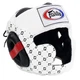 Боксерский шлем Fairtex HG10 Super Sparing White (HG10-WH-M) - изображение 1