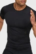 Компрессионная футболка Under Armour HeatGear Rush Compression Short Sleeve Black (1327644-001-M) - зображення 1