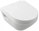 Унитаз подвесной Villeroy & Boch Architectura TwistFlush Rimless 5684CL01 c сиденьем Soft Close дюропласт (смыв Tornado) - изображение 1