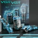 Набор для стрижки VGR V-645 аккумуляторный 3в1 со сменными насадками LED-индикатор - изображение 2