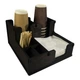 Барный органайзер WNINE Comfort Duo Organizer, деревянная стойка для стаканов, аксессуаров и салфеток 211×246×110 мм (WN-013) - изображение 3