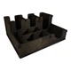 Барный органайзер WNINE Comfort Trio Organizer, деревянная стойка для стаканов, аксессуаров и салфеток 302×246×110 мм (WN-014) - изображение 5