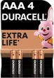 Батарейки DURACELL Basic 77164 AAA алкалиновые 1.5V LR03 4 шт на блистере shop (5000394077164) - изображение 1