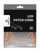 Патч-корд UTP Cablexpert (PP12-0.5M/O) літий, 50u "штекер із засувкою, 0.5 м, помаранчевий - зображення 2