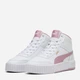 Женские кеды кожаные высокие Puma Carina Mia Mid 40264003 36 (3.5UK) 22.5 см Puma White-Poised Pink-Puma Gold (4069156910690) - изображение 2