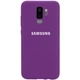 Чехол-накладка Silicone case для Samsung S9 Plus (09) Purple фиолетовый - изображение 2