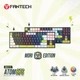 Игровая проводная клавиатура механическая Fantech ATOM87S MK877S Mori Blue Switch|УКР/АНГ раскладка| с RGB подсветкой Blue Switch White-Blue - изображение 8
