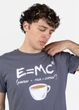 Футболка мужская Fashion серая с принтом Milk + Coffee² 103718_M - изображение 2