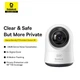 Умная камера видеонаблюдения Baseus P1 Pro Security Indoor Camera 3K |внутренняя, 5MP, 8x Zoom, Wi-Fi 2.4 ГГц, 3K, обзор на 360°, AI-функции, двусторонняя аудиосвязь, ночное видение| Белый - изображение 13