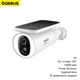 Камера видеонаблюдения Baseus Security S1 (внешняя, 2К, угол обзора 145°, 10400 мАч, ночное видение, аудиосвязь) - Белый - изображение 1
