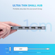 Kabel Ugreen CM219 HUB Type-C - 3xUSB with MicroUSB Power Port Gray (UGR-70336) - obraz 5