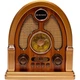 Портативне радіо у вінтажному ретро стилі AM/FM/SW, з акумулятором, Bluetooth, USB-зарядкою M-Amazup RD-X7 Light Brown - зображення 1