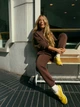 Жіночі кросівки замшеві Reebok Classic Az 100208832 5903419985799 40 (9US) 26.5 см Жовті (5903419986239) - зображення 7