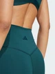 Спортивные леггинсы для фитнеса женские Adidas All Me JV7771 M Зеленые (4068809571356) - изображение 6