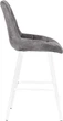 Стілець барний Nowy Styl Nicole ordf HN Hoker White (BOX-1) SQR PL-16 - зображення 3