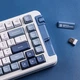 Клавіатура бездротова MCHOSE X75 Wireless/Bluetooth/USB Navy Blue (X75-3A) - зображення 6