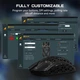 Бездротова ігрова мишка ATTACK SHARK R5 Ultra BLACK Карбонова, ультралегка (2.4G, Bluetooth), PAW3950MAX, 42000 DPI, 8K - изображение 7