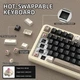 Бездротова механічна клавіатура ATTACK SHARK X85PRO White - изображение 8