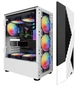 Корпус 1stPlayer Midi Tower для ATX/MicroATX з RGB підсвічуванням білий - зображення 4