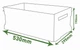 Модульный ящик с открытым доступом для инструментов Qbrick System Two Box 200 для домашней мастерской и гаража Органайзер Черно-красный Органайзер - изображение 4
