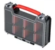 Набір ящик для інструментів та 5 органайзерів Qbrick System PRO Toolbox + 5 x PRO Organizer для домашньої майстерні та гаражу Чорно-червоний - зображення 4