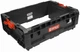 Ящик-подовжувач інструментів Qbrick System PRO Box Extender 2.0 модуль розширення для кошика для домашньої майстерні та гаражу Органайзер для перенесення високих ручних інструментів Чорно-червоний - зображення 1
