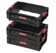 Ящик-подовжувач інструментів Qbrick System PRO Box Extender 2.0 модуль розширення для кошика для домашньої майстерні та гаражу Органайзер для перенесення високих ручних інструментів Чорно-червоний - зображення 4