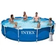 Круглый каркасный бассейн Intex 28212 с чашей из ПВХ фильтр насосом 2006 л/ч 366х76 см Синий (127-9-28212 #2024) - изображение 1