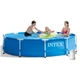 Круглый каркасный бассейн Intex 28202 с чашей из ПВХ и фильтр насосом 1250 л/ч 305х76 см Синий (127-9-28202) - изображение 1