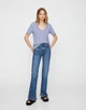 Футболка Pull & Bear блідо-блакитний MCCMP421 XS - изображение 3