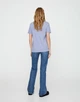 Футболка Pull & Bear блідо-блакитний MCCMP421 XS - изображение 5