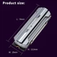 Охлаждающий радиатор для SSD ICE Whale M.2 2280 NVMe ARGB Sync Computer - изображение 5