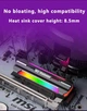 Охлаждающий радиатор для SSD ICE Whale M.2 2280 NVMe ARGB Sync Computer - изображение 9