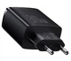 Зарядний пристрій Baseus Compact Quick Charger QC3.0+PD3.0 30W 2USB+Type-C 3A Чорний - зображення 2