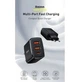 Зарядний пристрій Baseus Compact Quick Charger QC3.0+PD3.0 30W 2USB+Type-C 3A Чорний - зображення 11