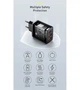Зарядний пристрій Baseus Compact Quick Charger QC3.0+PD3.0 30W 2USB+Type-C 3A Чорний - зображення 12