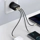 Зарядний пристрій Baseus Compact Quick Charger QC3.0+PD3.0 30W 2USB+Type-C 3A Чорний - зображення 14
