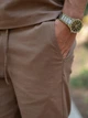 Костюм Flax Intruder льняной мужской XXL коричневый (1624351714) - изображение 5