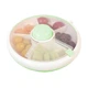 Ланч-бокс RIAS Snack Spinner на 5 отделений 18 см White-Green (3_06828) - изображение 1