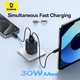 Зарядное сетевое устройство 30W Baseus Cube Type-C+USB с функцией быстрой зарядки QC3.0+PD3.0 |P10111404113-00| Black - изображение 10