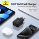 Зарядное сетевое устройство 30W Baseus Cube Type-C+USB с функцией быстрой зарядки QC3.0+PD3.0 |P10111404113-00| Black - изображение 11